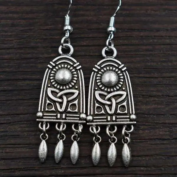 BOUCLES D'OREILLES TRIQUETRA - Viking Héritage