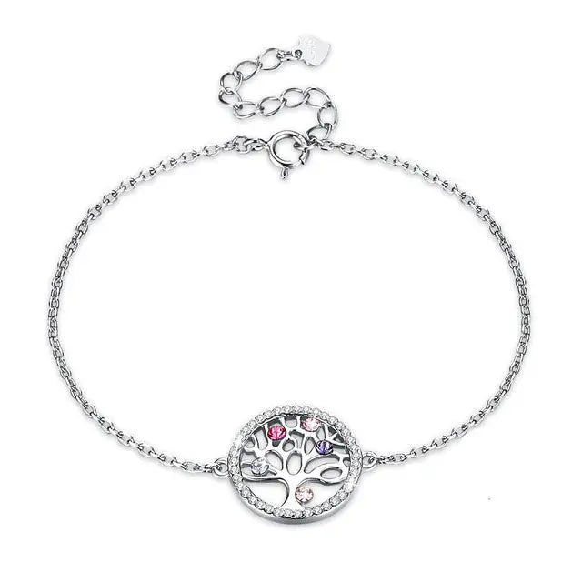 BRACELET ARBRE DE VIE 9 MONDES (ARGENT) - Viking Héritage