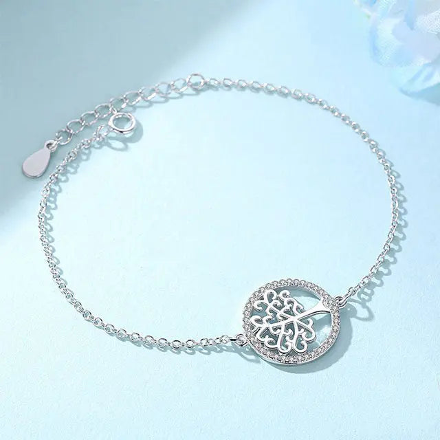 BRACELET ARBRE DE VIE FIN (ARGENT) - Viking Héritage