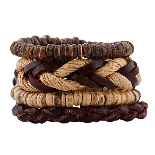 BRACELET ASLAUG - CUIR - Viking Héritage