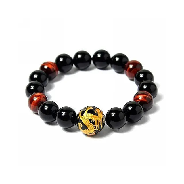 BRACELET DRAGON À PERLES - Viking Héritage