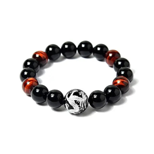 BRACELET DRAGON À PERLES - Viking Héritage