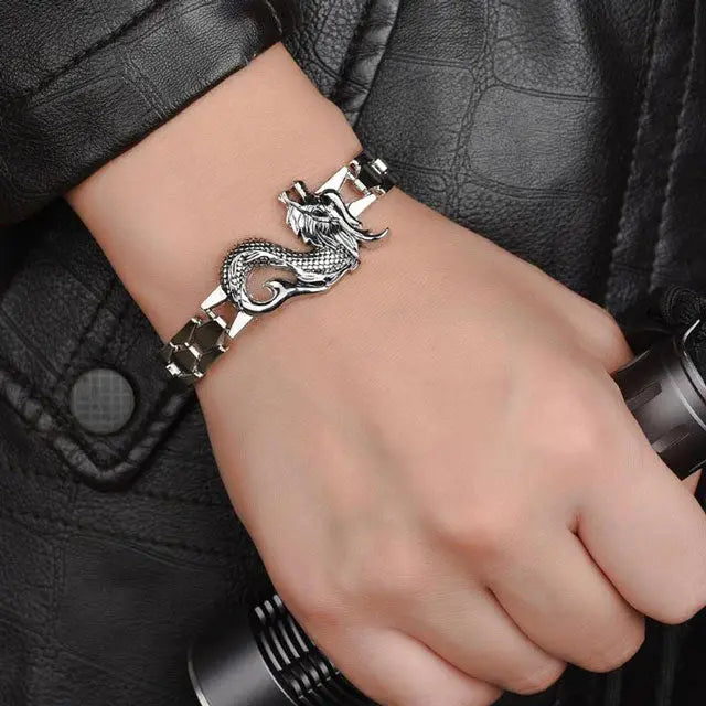 BRACELET DRAGON HOMME - Viking Héritage