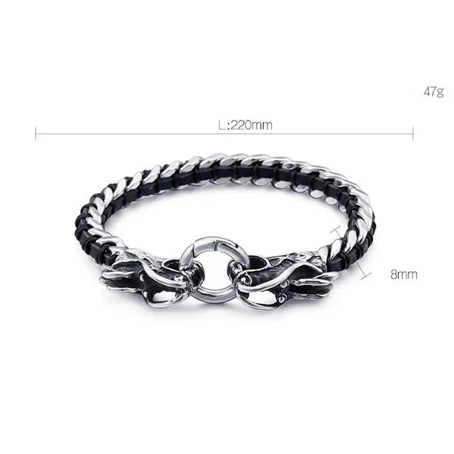 BRACELET DRAGON JǪRMUNGANDR - Viking Héritage