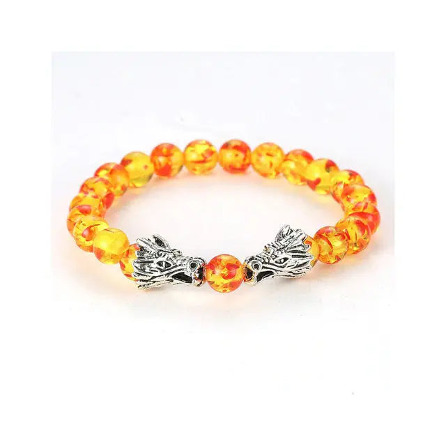 BRACELET DRAGON - PIERRE DE LAVE - Viking Héritage