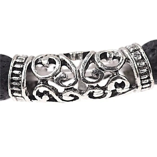 BRACELET DRAGON SCANDINAVE (PERLES) - Viking Héritage