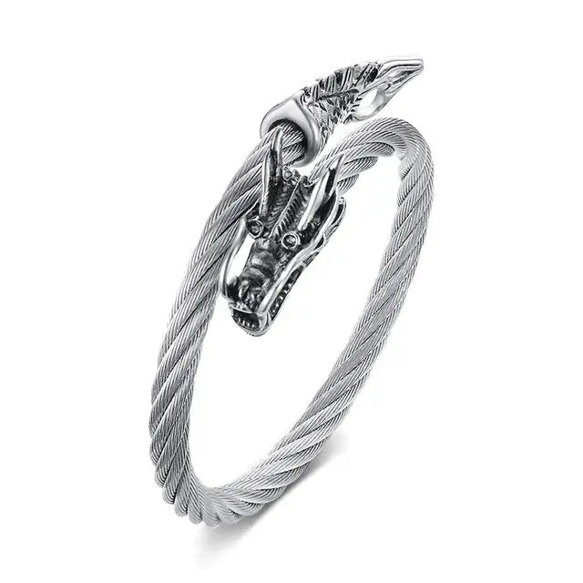 BRACELET DRAGON TORQUÉ - Viking Héritage
