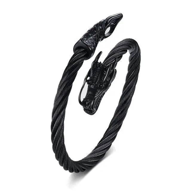 BRACELET DRAGON TORQUÉ - Viking Héritage