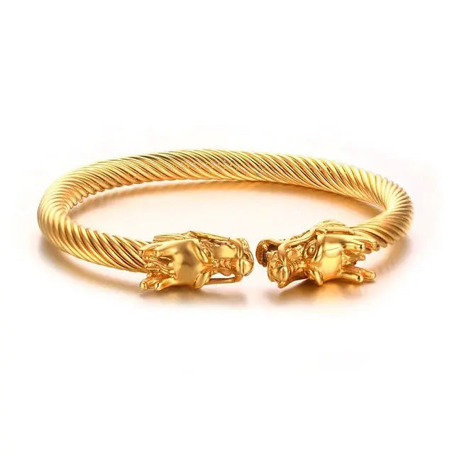 BRACELET DRAGON (ACIER) - Viking Héritage