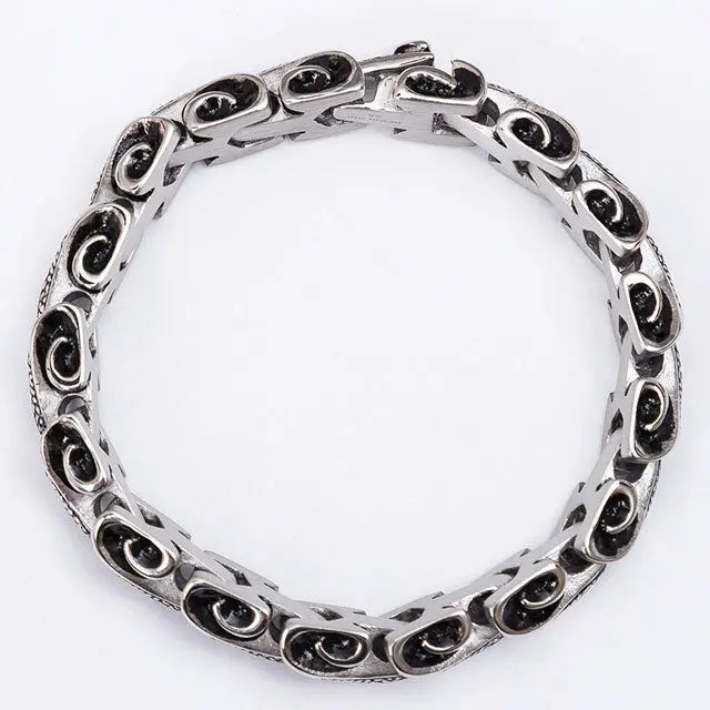 BRACELET DRAGON (Acier) - Viking Héritage