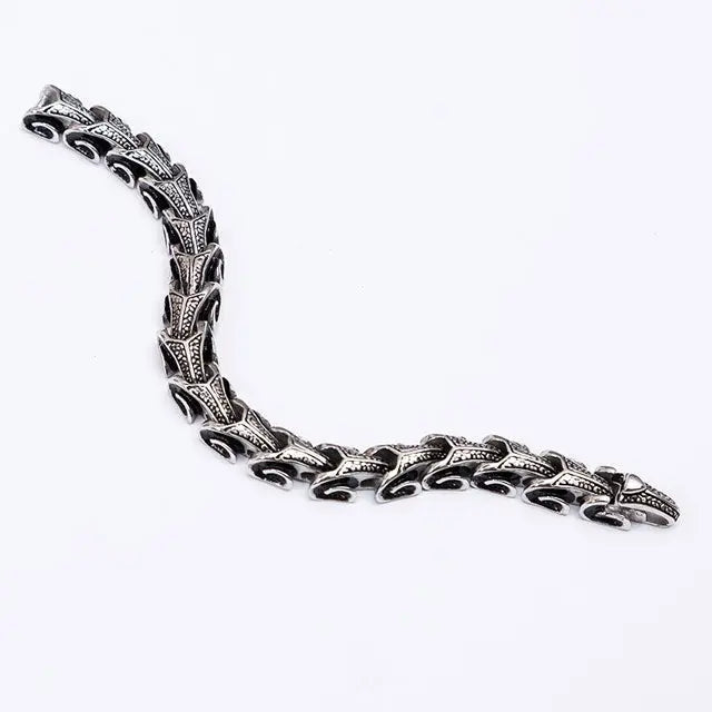 BRACELET DRAGON (Acier) - Viking Héritage