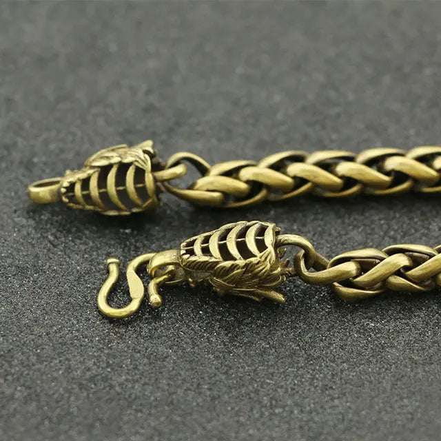 BRACELET DRAGON (BRONZE ANTIQUE) - Viking Héritage