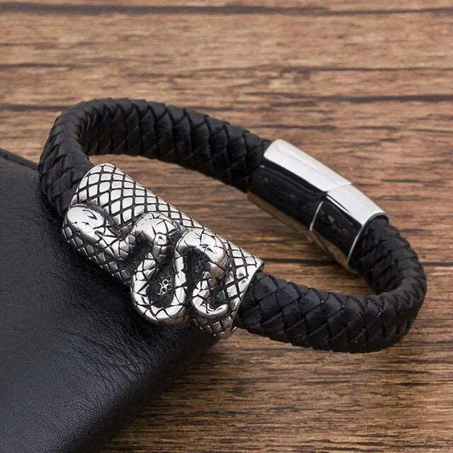 BRACELET ESPRIT DU SERPENT JORMUNGANDR - Viking Héritage