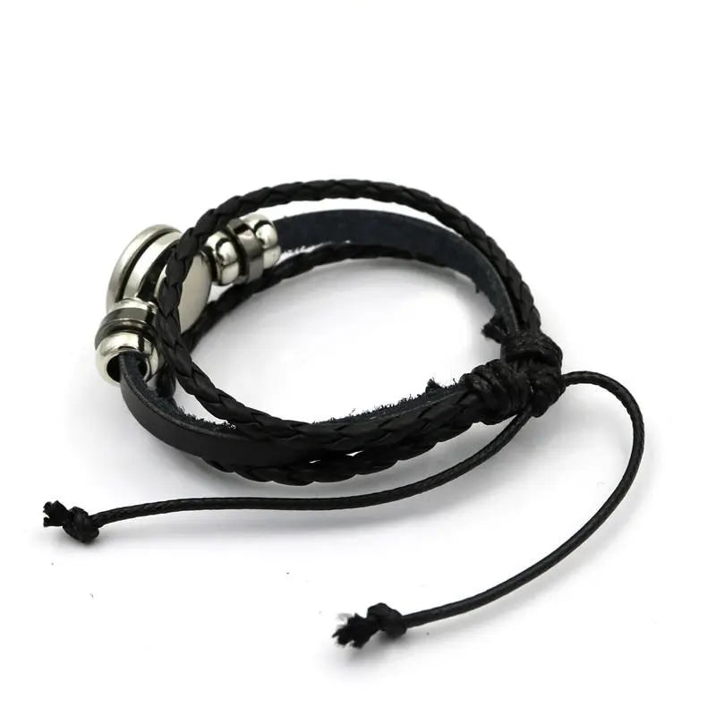 BRACELET FENRIR - CUIR - Viking Héritage