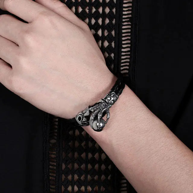 BRACELET GRIFFE DE NIDHOGG - Viking Héritage