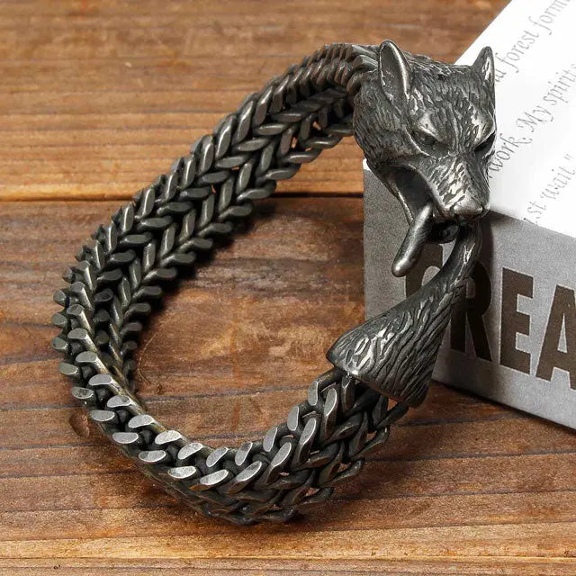 BRACELET LOUP VIKING HATI - Viking Héritage
