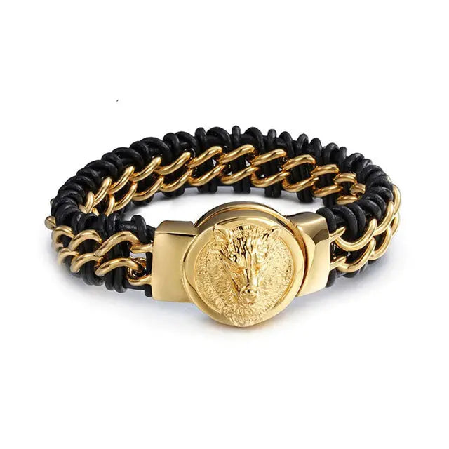 BRACELET LOUP VIKING SKOLL - Viking Héritage