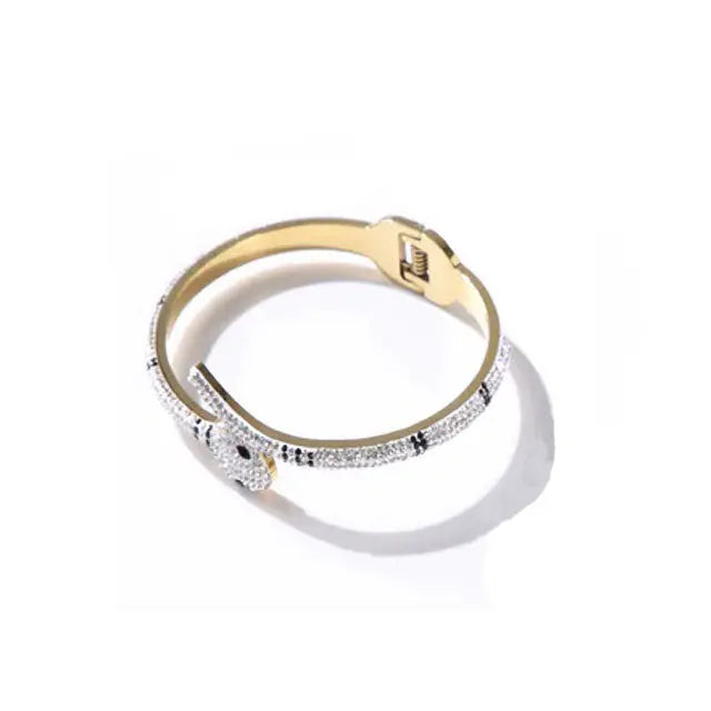 BRACELET SERPENT ÉTINCELLANT - Viking Héritage