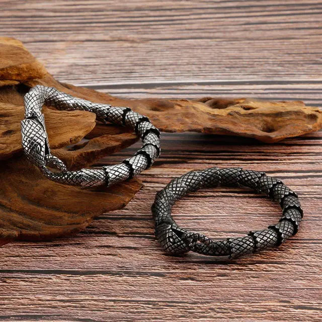 BRACELET SERPENT JORMUNGANDR - Viking Héritage
