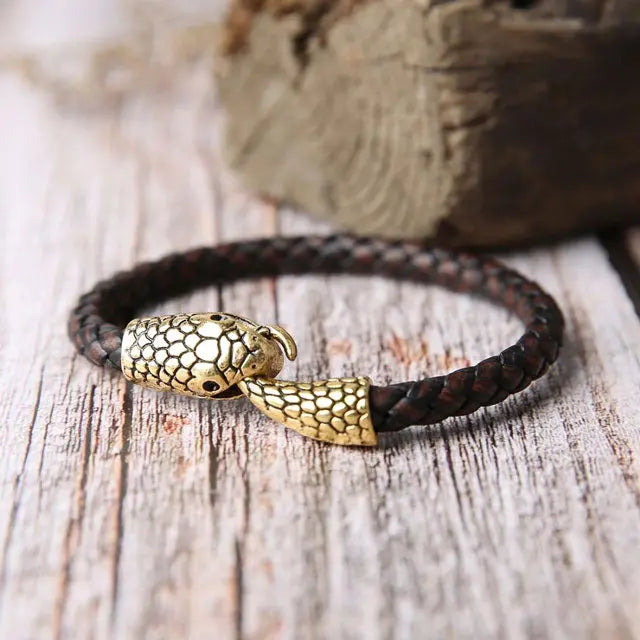 BRACELET SERPENT OUROBOROS - Viking Héritage