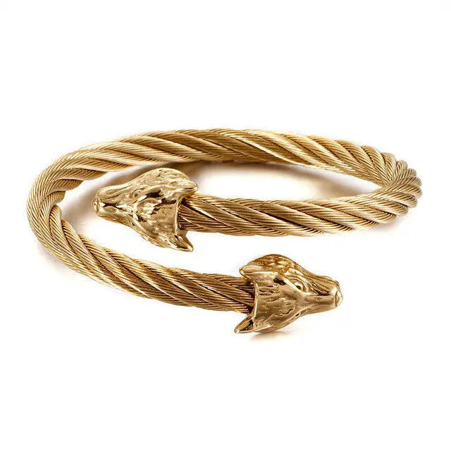 BRACELET TORSADÉ HATI ET SKOLL - Viking Héritage