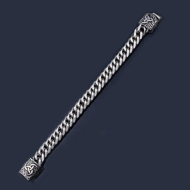 BRACELET TRIPLE CORNE D'ODIN - Viking Héritage