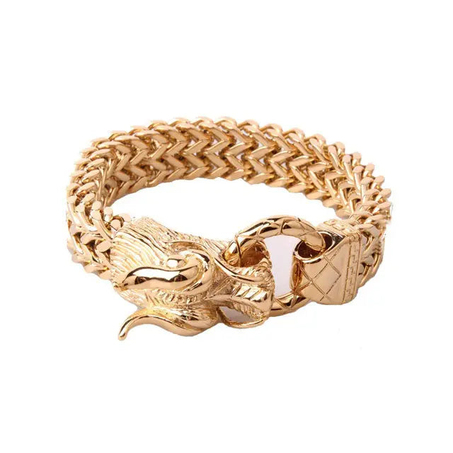 BRACELET VIKING - DRAGON MASSIF - Viking Héritage