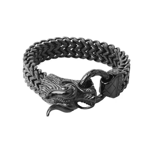 BRACELET VIKING - DRAGON MASSIF - Viking Héritage