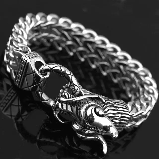 BRACELET VIKING - DRAGON MASSIF - Viking Héritage