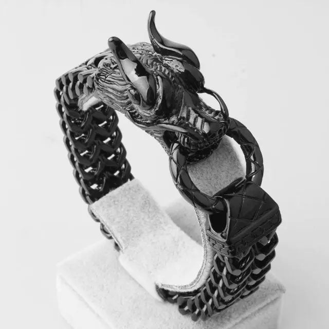 BRACELET VIKING - DRAGON MASSIF - Viking Héritage