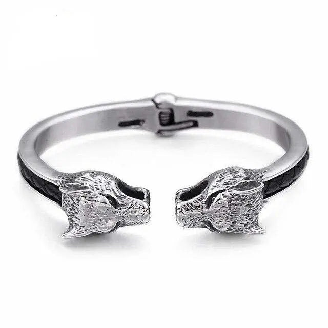 BRACELET VIKING LOUP HATI et SKOLL - Viking Héritage