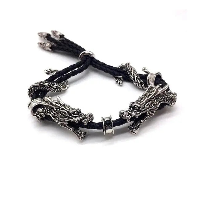BRACELET VIKING TÊTE DE DRAGON - Viking Héritage