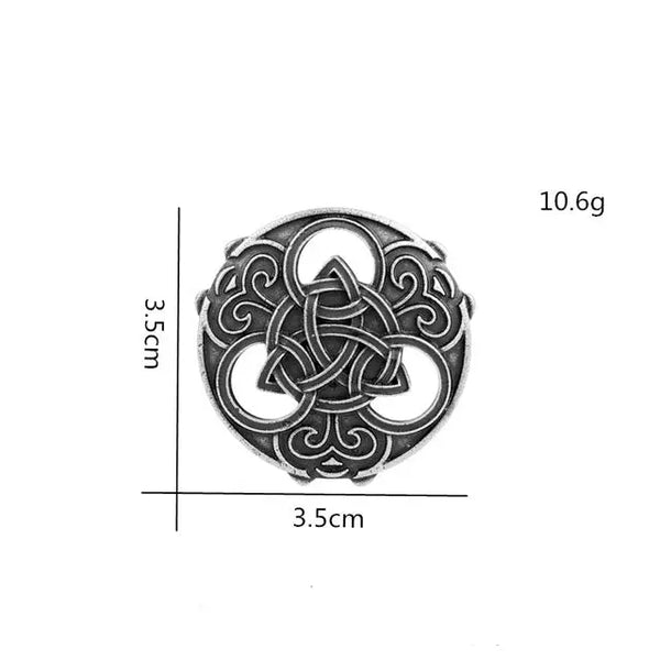Broche à Cheveux Style Celtique En Métal Argenté - Neuf Avec étiquettes - Accessoire De Coiffure