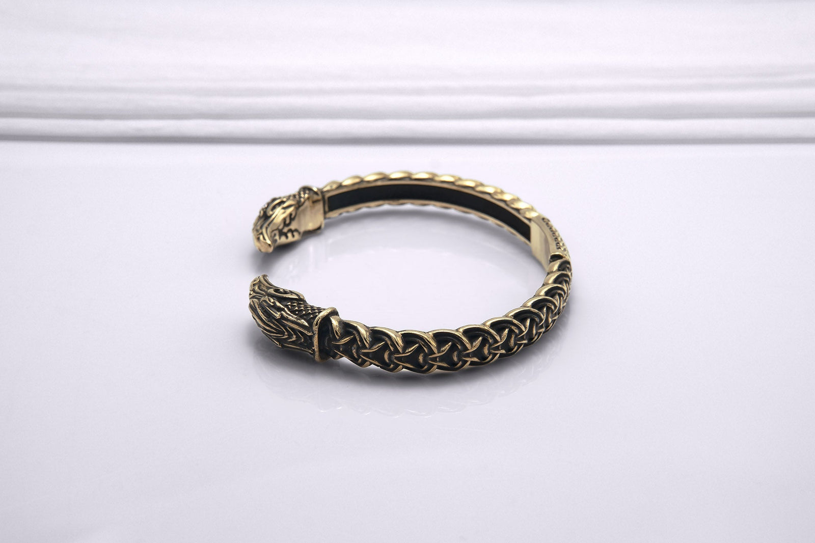 Bracelet Odin et Corbeaux — Bronze