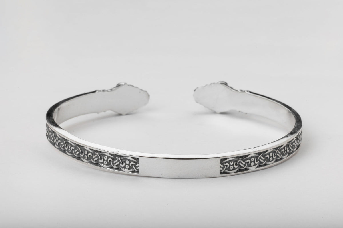 Bracelet Jörmungand et Ornement — Argent 925