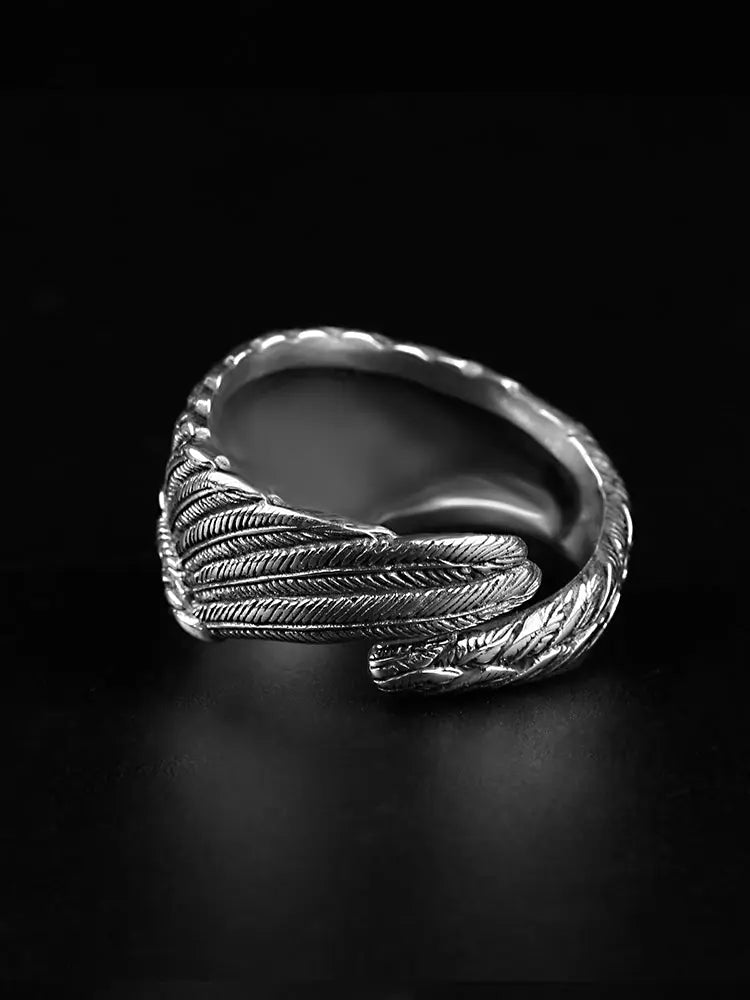 Bague Aile d'Aigle (Argent) - Viking Héritage