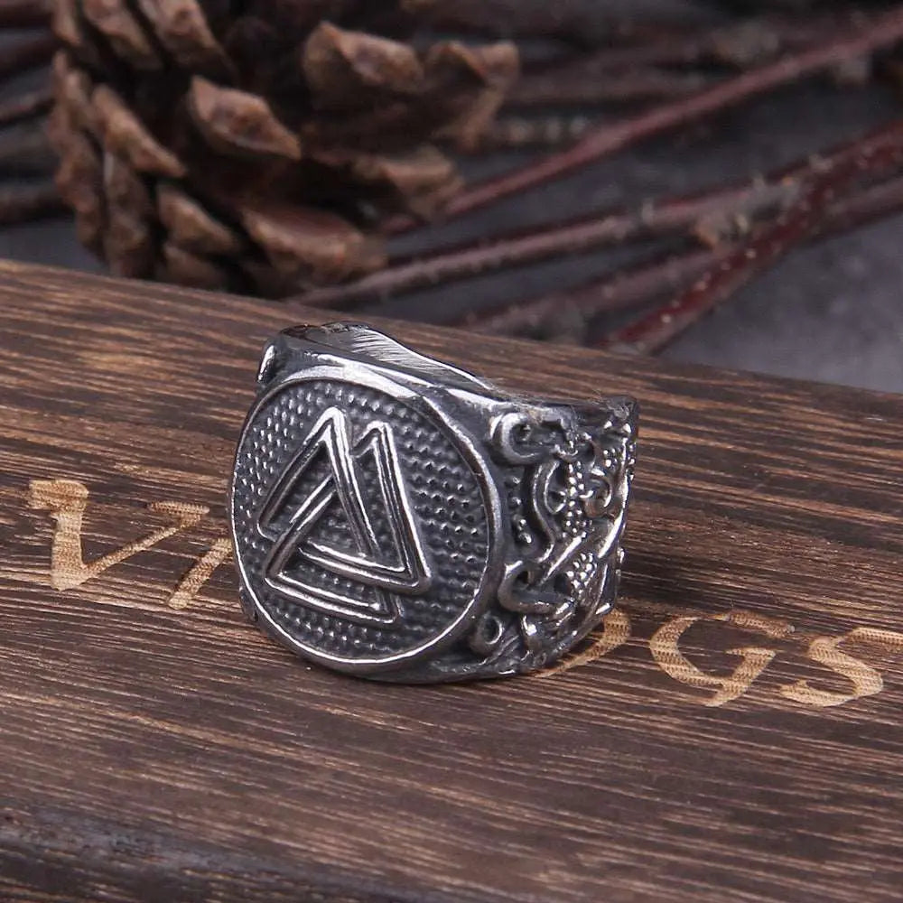 Bague Force du Valknut - Viking Héritage
