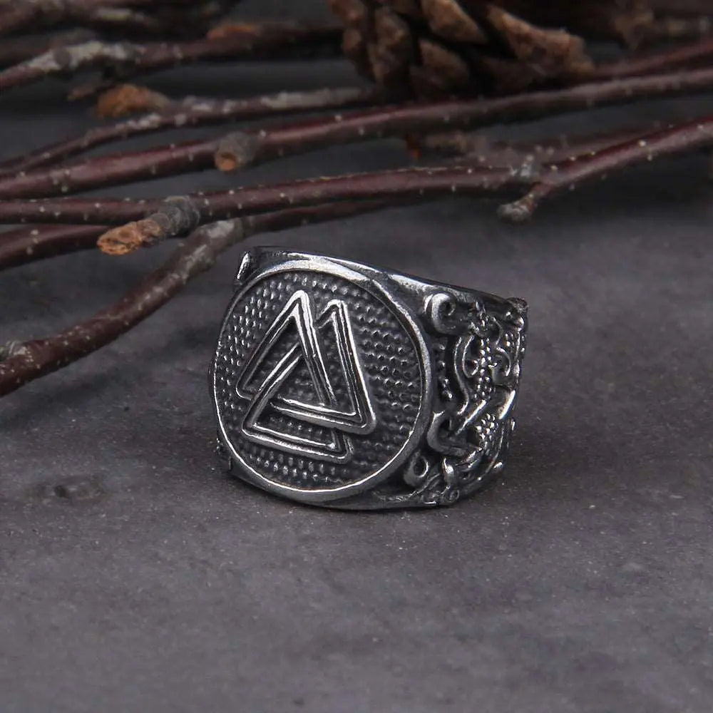 Bague Force du Valknut - Viking Héritage