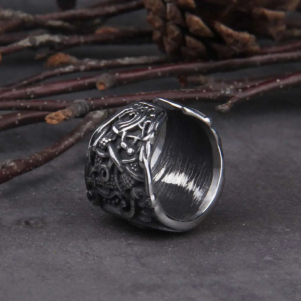 Bague Force du Valknut - Viking Héritage