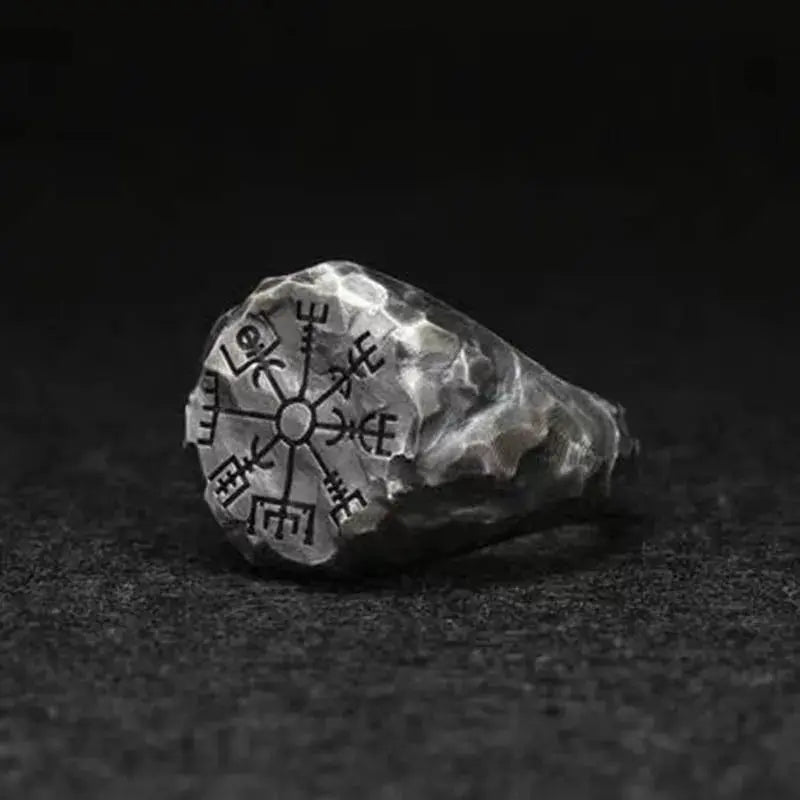 Bague Viking Vintage Aegishjalmur
