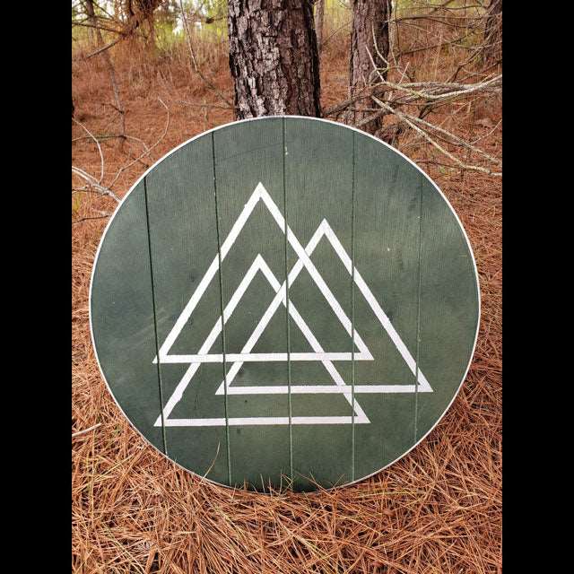 Bouclier Force du Valknut - Viking Héritage