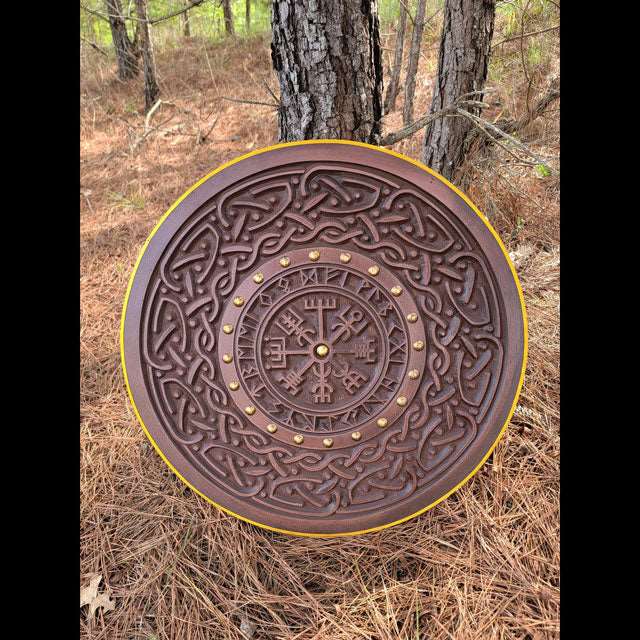 Bouclier Viking Vegvisir - Viking Héritage
