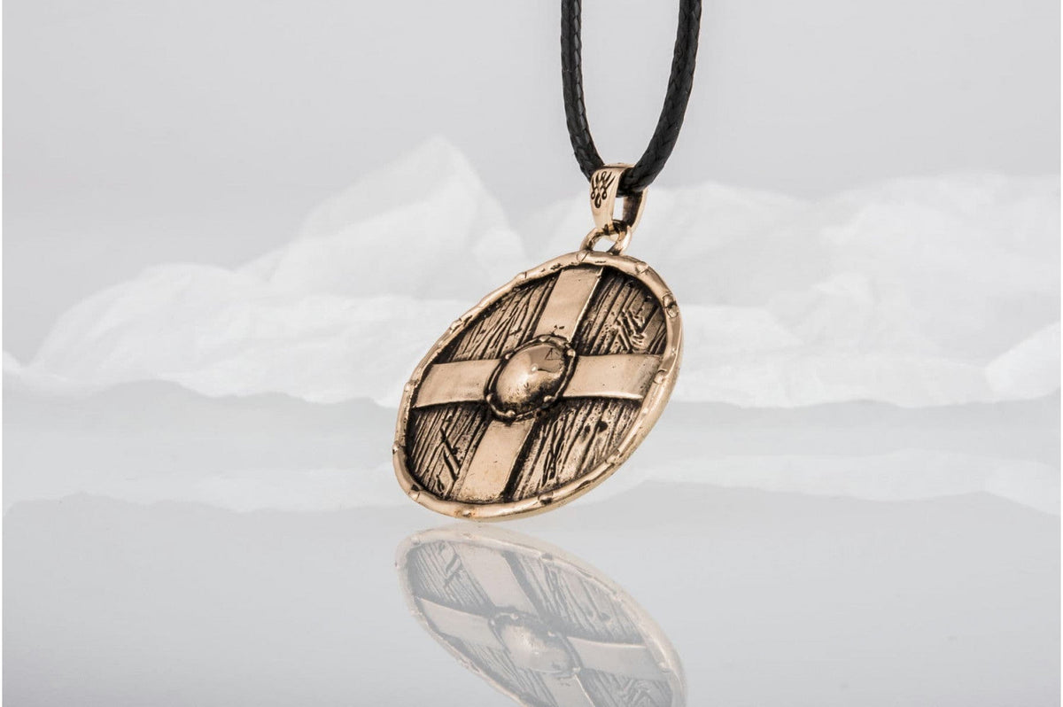 Pendentif Bouclier Bjorn — Bronze