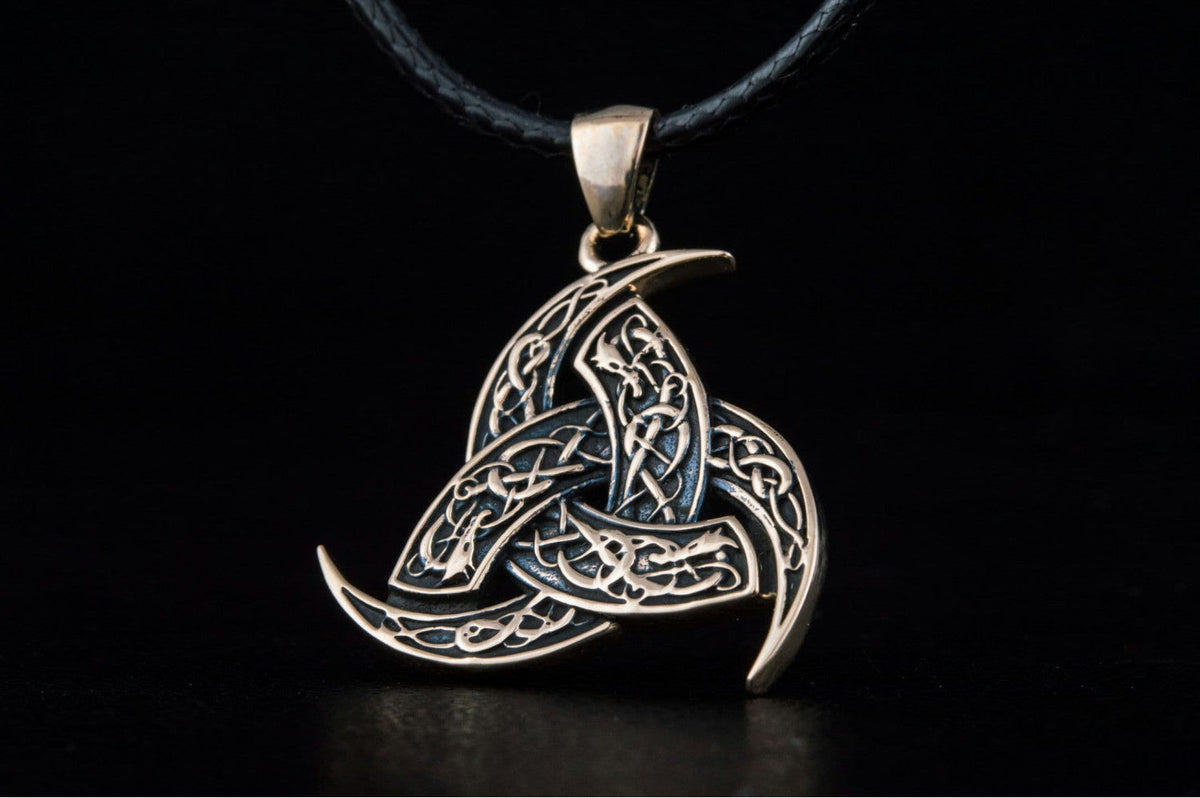 Pendentif Odin et Style Urnes — Bronze
