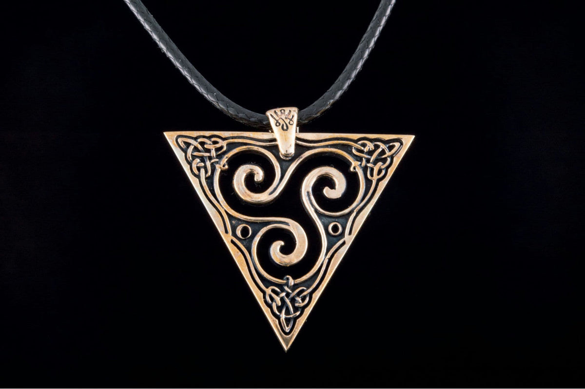 Pendentif Spirale — Bronze