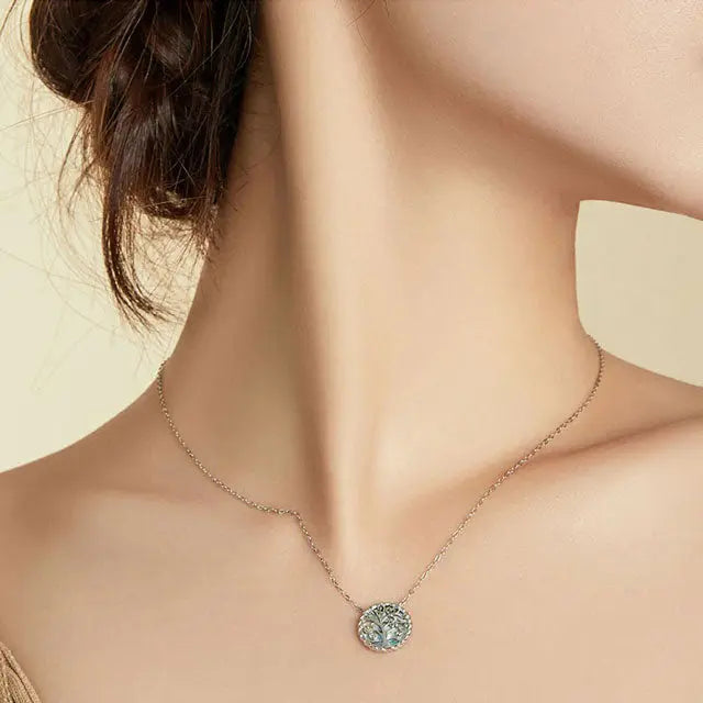 COLLIER ARBRE DE VIE ASGARD (ARGENT) - Viking Héritage