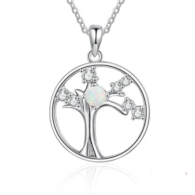 COLLIER ARBRE DE VIE CHARMANT (ARGENT) - Viking Héritage