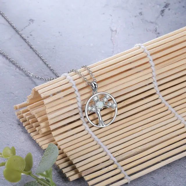 COLLIER ARBRE DE VIE CHARMANT (ARGENT) - Viking Héritage