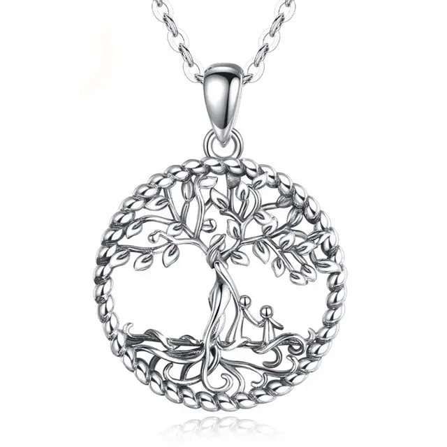 COLLIER ARBRE DE VIE ENFANTS (ARGENT) - Viking Héritage