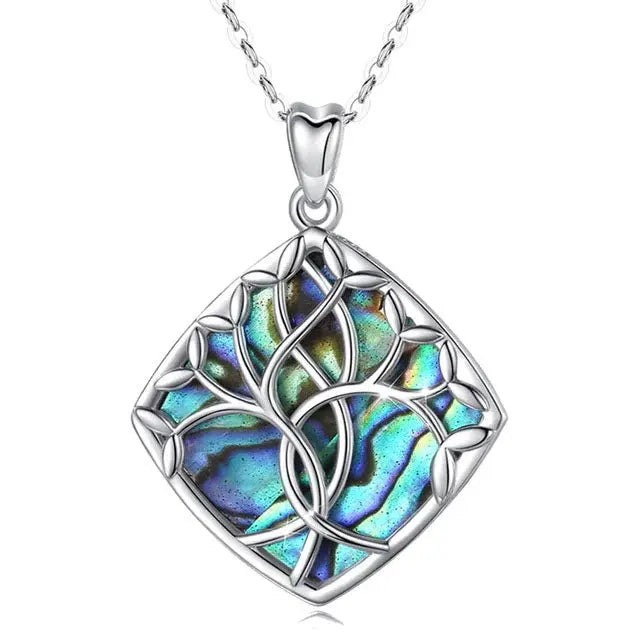 COLLIER ARBRE DE VIE ENTRELACÉ (ARGENT) - Viking Héritage